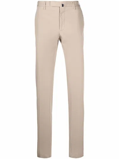 Incotex Trousers Back Pockets Belt Loops Side Pockets In Brown