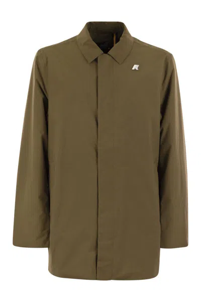 K-way K Way Benny Ottoman Waterproof Jacket In Brown