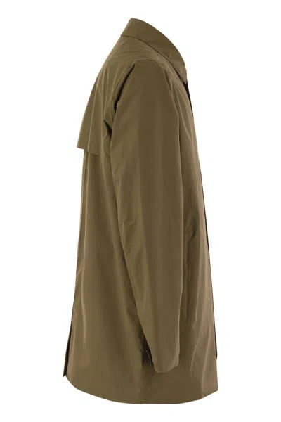 K-way K Way Benny Ottoman Waterproof Jacket In Brown
