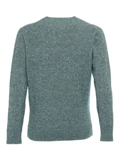 Kangra Cashmere Crewneck Sweater In Green