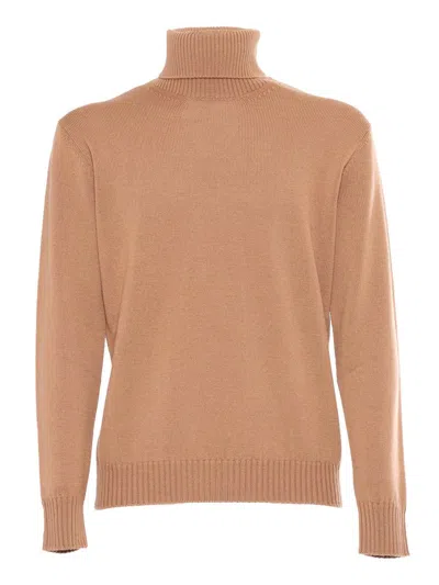 Ballantyne T Neck Pullover In Brown