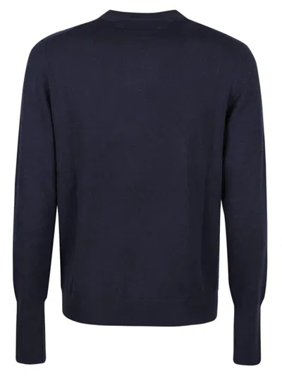 Ballantyne Plain Sweater In Blue