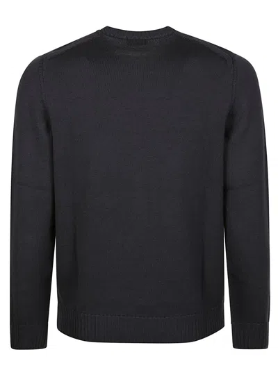 Drumohr Rasato Tubico Sweater In Black