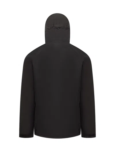 C.p. Company C.p.company Jacket With Gabardine In Black