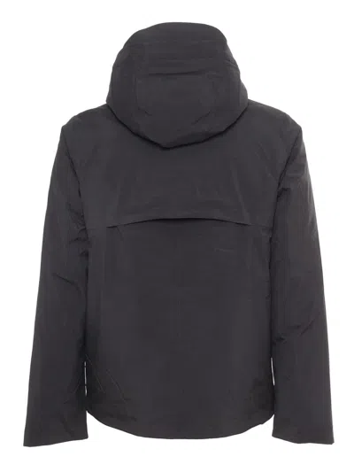 K-way Jacken Bonded Padded Down Jacket In Black