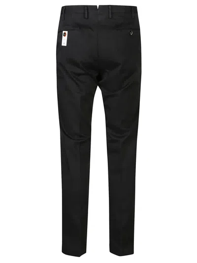 Pt Torino Cotton Pants In Black