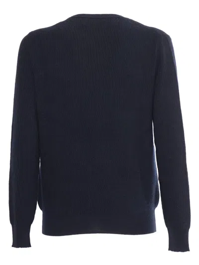 Ballantyne Classic Crew Neck Pullover In Animal Print
