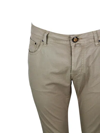 Jacob Cohen Trousers In Beige