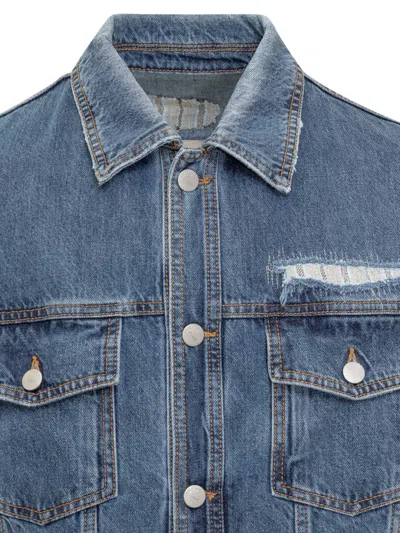 Nick Fouquet Denim Jacket In Blue