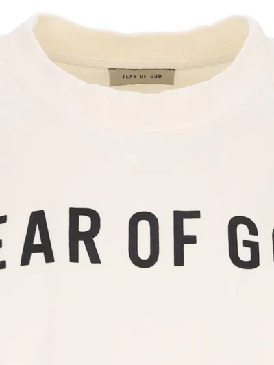 Fear Of God Long-sleeved Thunderbird T-shirt In White
