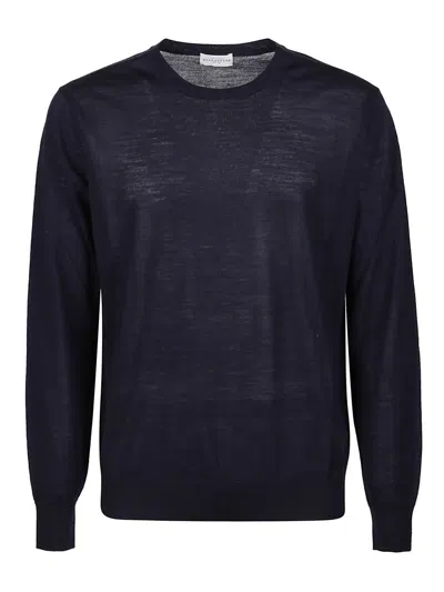 Ballantyne Plain Sweater In Blue