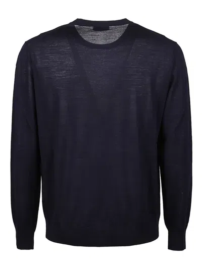 Ballantyne Plain Sweater In Blue