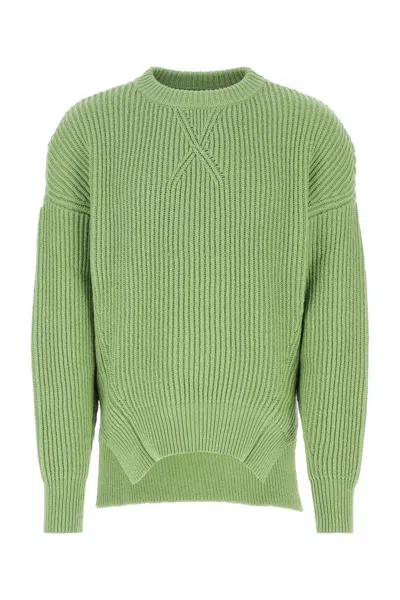 Jil Sander Green Sweater In 328