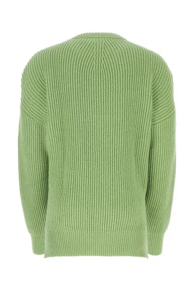 Jil Sander Green Sweater In 328