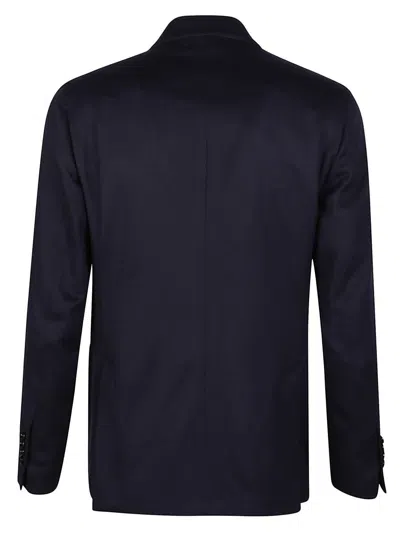 Lardini Blue Cotton Jacket In Blue