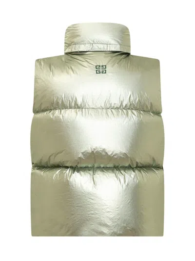 Givenchy Down Vest Garment In Green