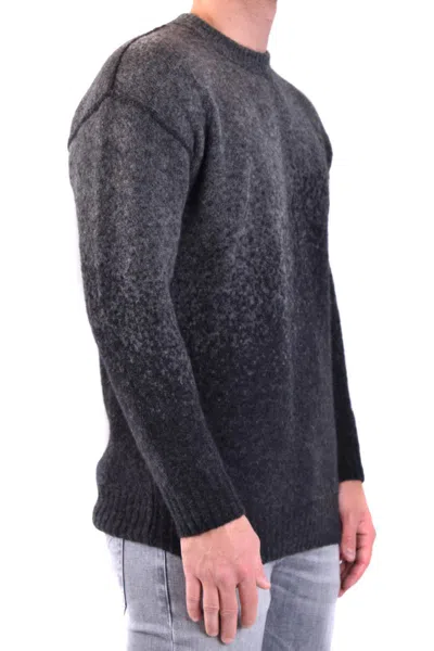 Isabel Benenato Degradé Crew-neck Jumper In Grey