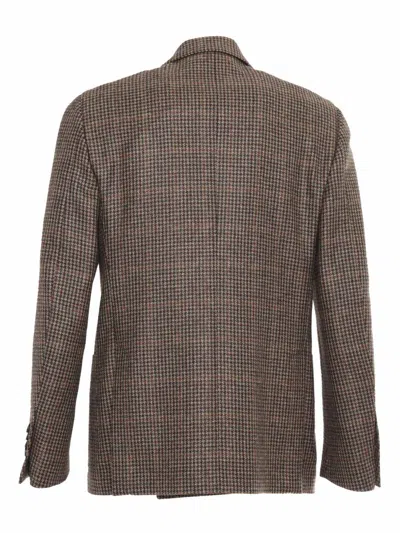 Lardini Special Line Drop 7 Reg Man Jacket In Multicolor