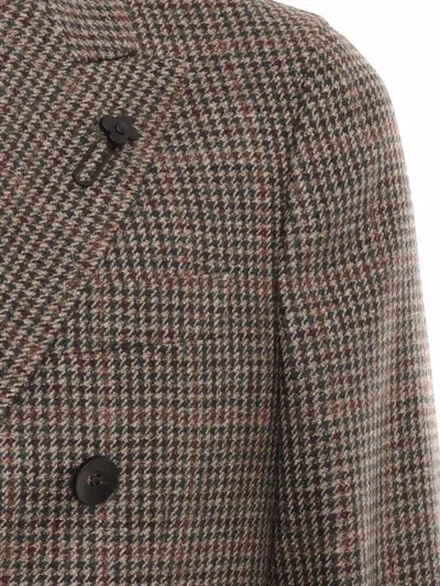 Lardini Special Line Drop 7 Reg Man Jacket In Multicolor