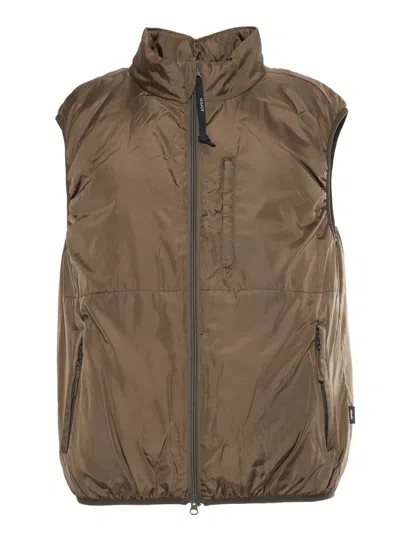 Aspesi Jil Vest With Thermore Padding In Green
