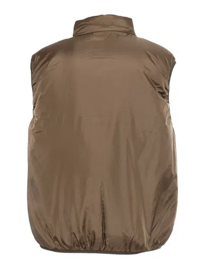 Aspesi Jil Vest With Thermore Padding In Green