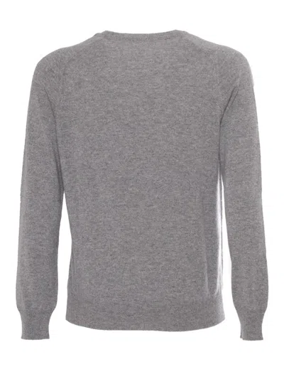 Kangra Cashmere Crewneck Sweater In Gray