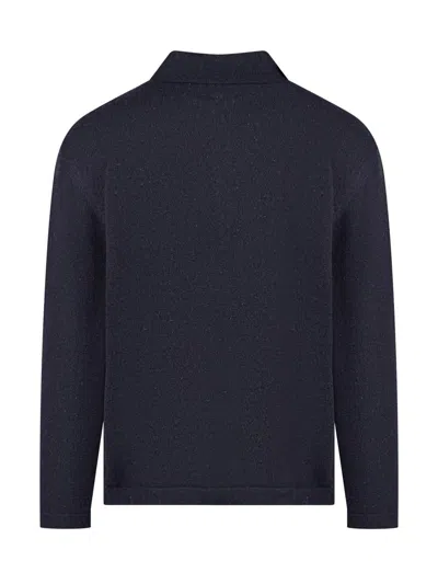 Seven Gauge Cashmere Overshirt In Black