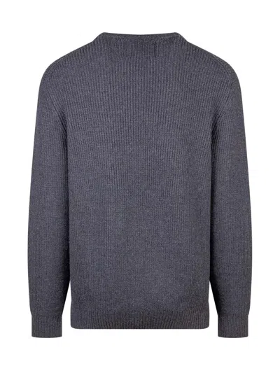 Seven Gauge Merino Sweater In Blue