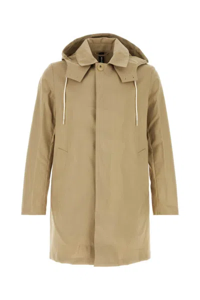 Mackintosh Cambridge Bonded Cotton Trench Coat In Beige O Tan