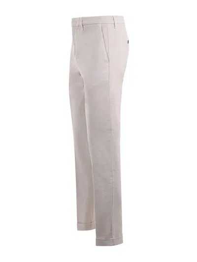 Fay Capri Trousers In Beige