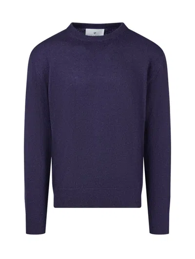 Seven Gauge Cashmere Sweater In Blue