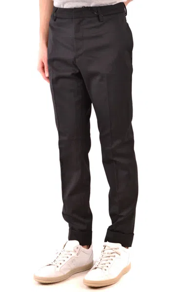 Paolo Pecora Trousers In Black