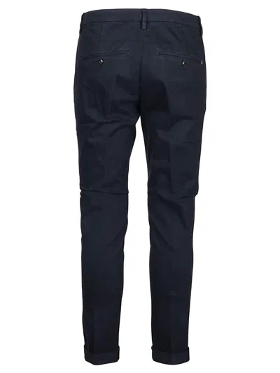 Dondup Gaubert Stretch Cotton Trousers In Blue