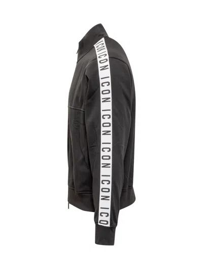 Dsquared2 Dean Sport Icon Sweatshirt In Black