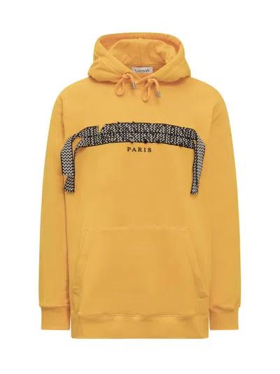 Lanvin Yellow Curb Hoodie In Yellow
