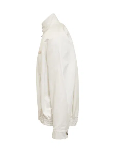 Marni White Oversized Jacket In White