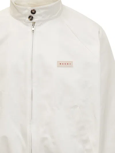 Marni White Oversized Jacket In White