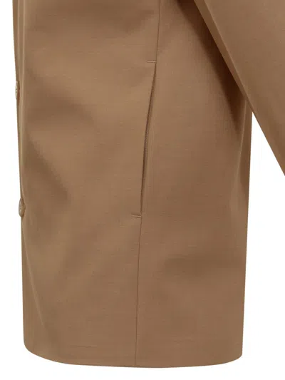 Nanushka Jair Overshirt Aus Webstoff In Brown