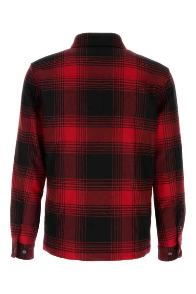 Woolrich Embroidered Wool Blend Alaskan Jacket In Multicolor