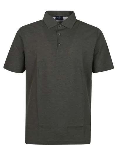 Barba Napoli Short Sleeve Polo Shirt In Green