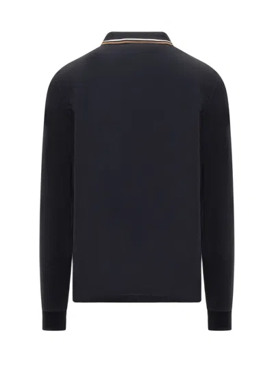 Fred Perry Polo Long Sleeves In Blue
