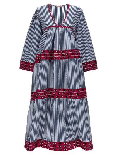 Shop Flora Sardalos 'ydra' Dress In Multicolor
