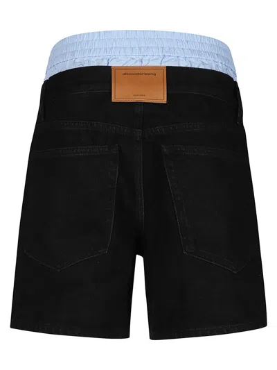 Alexander Wang Prestyle Boxer Loose Short In Black