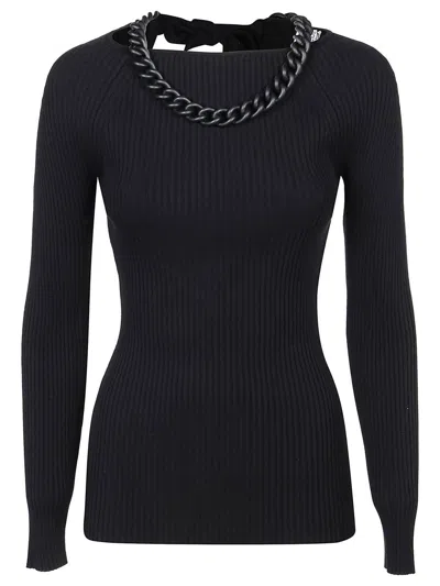 Giuseppe Di Morabito Women's Black Other Materials Top In Black