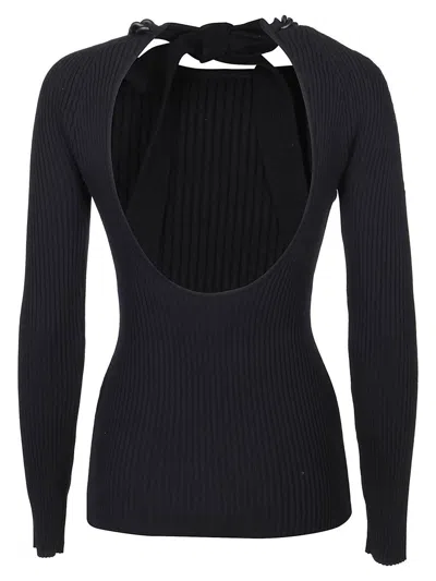 Giuseppe Di Morabito Women's Black Other Materials Top In Black