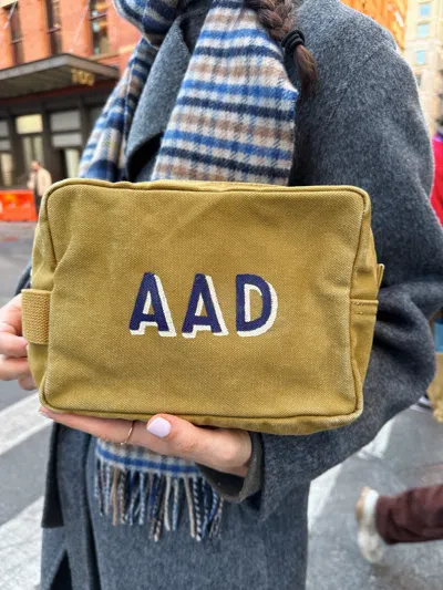 Alex Mill Painted Perfect Dopp Kit In Golden Khaki