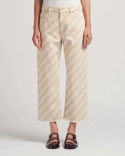 Marni 5-pocket Denim Trouser In Beige