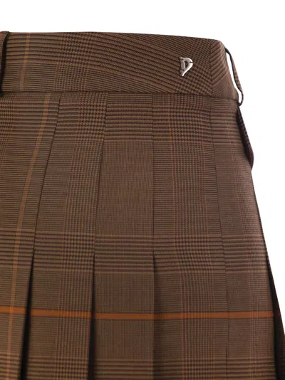 Dondup Prince Of Wales Mini Skirt