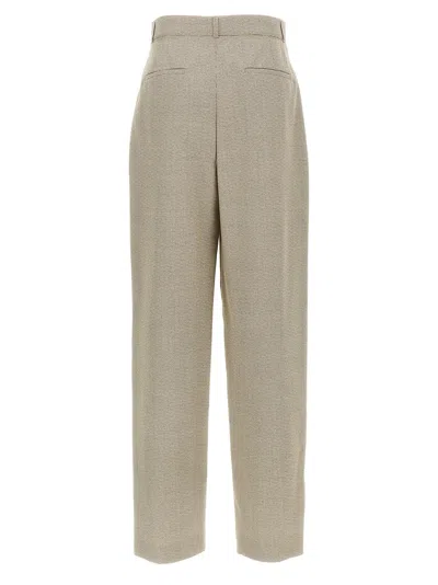 Shop Fendi Micro Check Trousers