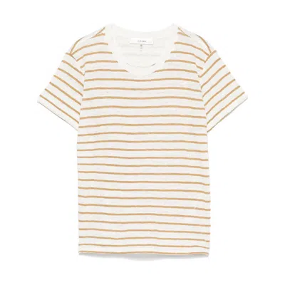 Frame Striped T-shirt In Green